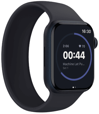 Apple Watch log set screen